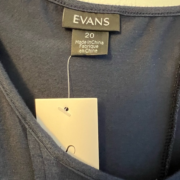 EVANS by CITY CHIC BOHO SZ 20 TIE DYE LONG SLEEVE TUNIC - Picture 2 of 6